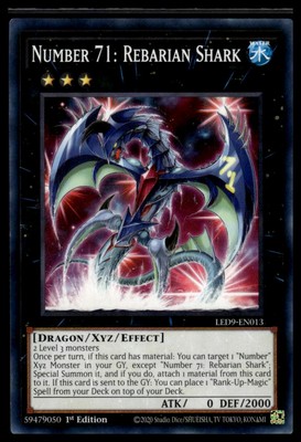 Legendary Duelists: Duels From the Deep #LED9-EN013 Number 71: Rebarian Shark-image