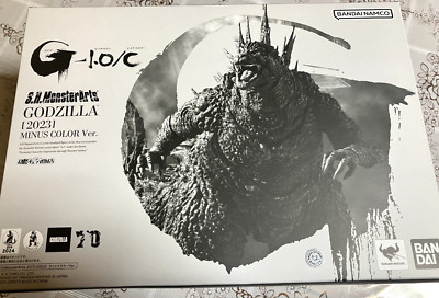 S.H.MonsterArts Godzilla (2023) Minus Color Ver. Figure P-BANDAI Ltd from japan-image