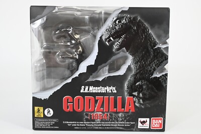 S.H.MonsterArts GODZILLA 1954 Action Figure Bandai Godzilla Kaiju Collectible-image
