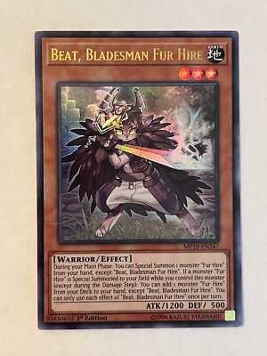 Yu-Gi-Oh! TCG Beat, Bladesman Fur Hire 2019 Gold Sarcophagus Tin Mega Pack...-image