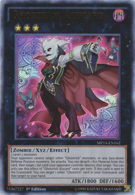Light Play x 1 Ghostrick Alucard - MP14-EN162 - Ultra Rare - 1st Edition MP14 Me-image