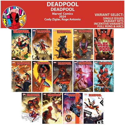 Deadpool (2024) #1 2 3 4 5 6 7 8 9 10 11 12 13 14 TP Marvel Comics COVER SELECT-image
