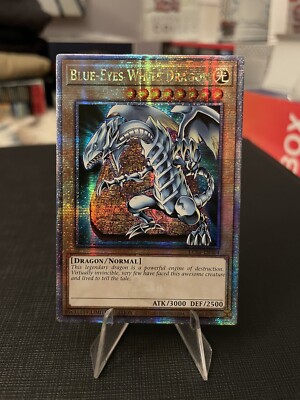 Blue-Eyes White Dragon (Quarter Century Secret Rare) LC01-EN004 Legendary...-image