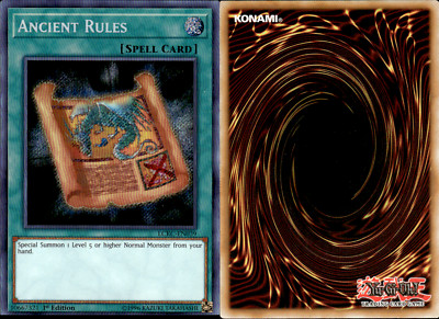 Yugioh Ancient Rules LCKC-EN039 Secret Rare 1st Ed NM-image