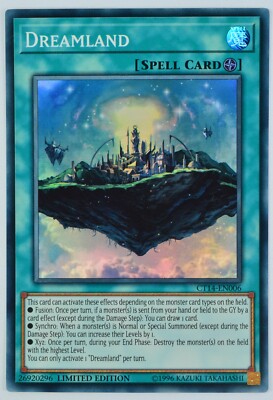 Yugioh Dreamland CT14-EN006 Super Rare Limited Edition-image