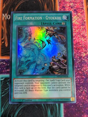 Yu-Gi-Oh! Fire Formation - Gyokkou MP14-EN038 1st Edition Super Rare NM -image