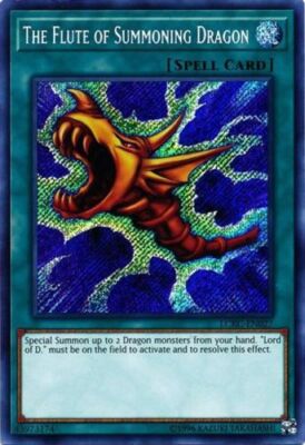 Yugioh! LP The Flute of Summoning Dragon - LCKC-EN027 - Secret Rare - Unlimited -image