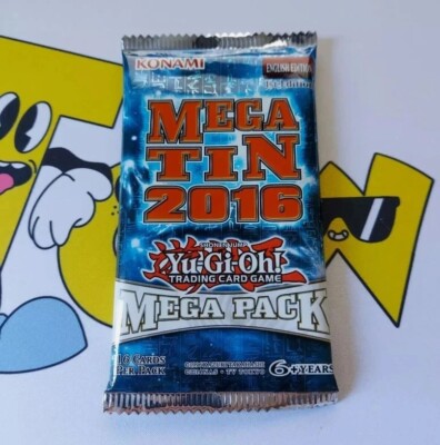 Yugioh 1st Edition Mega Tin Booster Pack 2016 - Sealed 16 cards-image