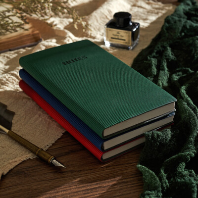A6 192 Page PU Leather Office Journal Notebook Lined Paper Writing Diary Planner-image