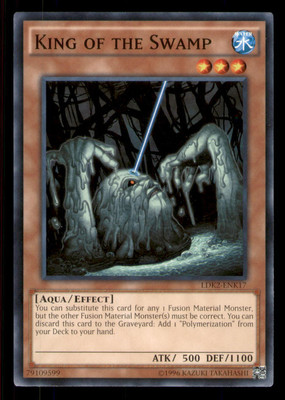 Yugioh King of the Swamp #LDK2-ENK17 Legendary Decks II LP-image
