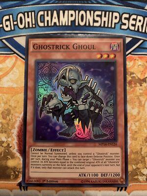 YUGIOH Ghostrick Ghoul  MP14-EN126 1st Edition NM NEVER PLAYED!!!-image