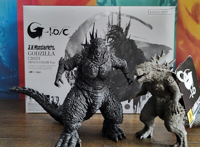 S.H. Monsterarts Godzilla Minus Color & bandai MMS Odo island Godzilla-image