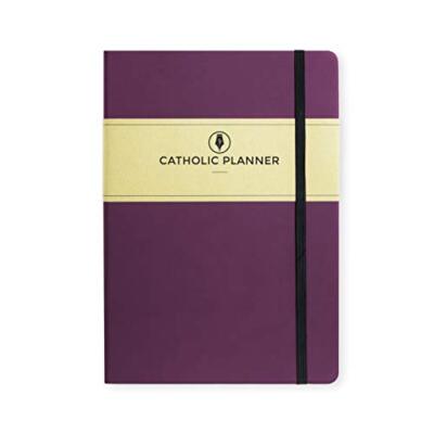 Catholic Planner 2019-2020: Violet; Academic Edition, Leather Book The Fast Free-image