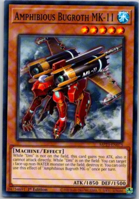 Yu-Gi-Oh Yugioh Amphibious Bugroth MK-11 MP23-EN075 Mega Tin 2023 Dueling Heroes-image