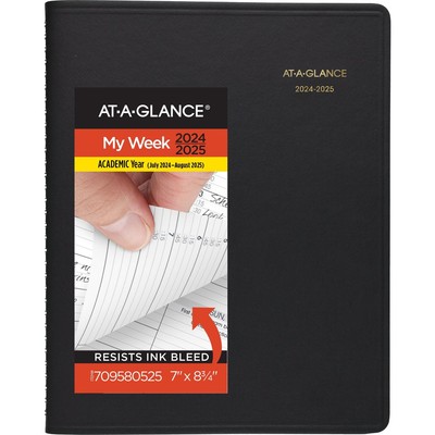 Planner 2024-2025 Academic, Weekly, Quarter-Hourly Appointment Book, 7