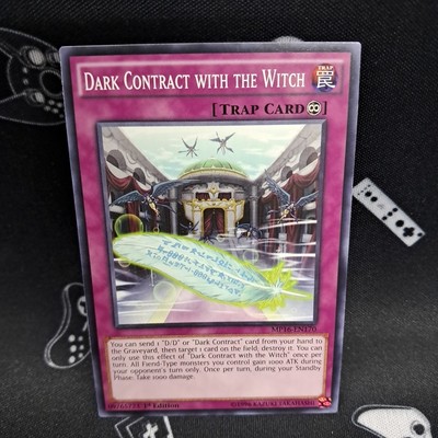 Dark Contract With The Witch MP16-EN170 1st Edition NM Near Mint Yu-Gi-Oh Card-image