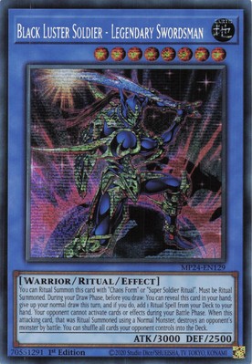 Yugioh MP24-EN129 - Black Luster Soldier - Legendary Swordsman - Secret Rare-image