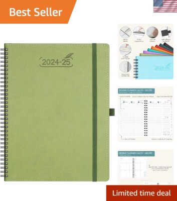 Spiral Bound Kiwi Academic Planner 2024-2025 - 8.5