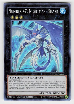 2014 Mega-Tins #CT11-EN004 Number 47: Nightmare Shark 1st Edition-image