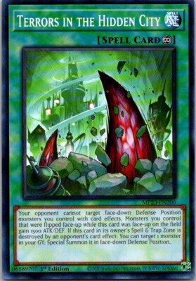 Yu-Gi-Oh Yugioh Terrors in the Hidden City MP23-EN206 Mega Tin Dueling Heroes-image