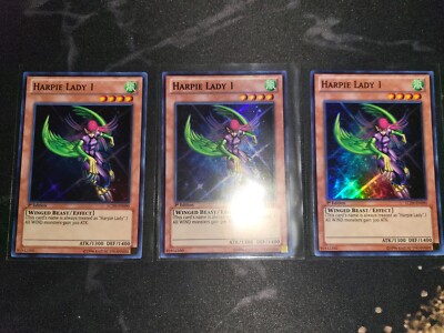 Harpie Lady 1 LCJW-EN090 Yu-Gi-Oh Legendary Collection 4 1st Edition (x3)-image