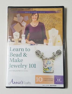Annie's Video Classes: Learn to Bead & Make Jewelry 101 DVD (2017) -- NEW-image