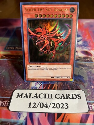 Yugioh x1 Slifer the Sky Dragon LC01-EN002 Ultra Rare Limited Ed (Near Mint!)-image