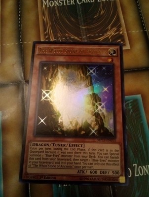 The White Stone of Ancients - MP17-EN013 - Ultra Rare - 1st Edition x1 - Lightly-image