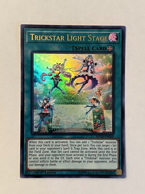 Yu-Gi-Oh! TCG Trickstar Light Stage 2018 Mega-Tin Mega Pack MP18-EN069 1st…-image