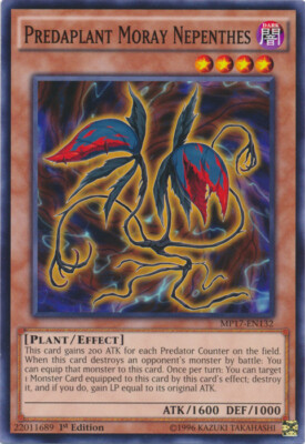 Yugioh! LP Predaplant Moray Nepenthes - MP17-EN132 - Common - 1st Edition Lightl-image