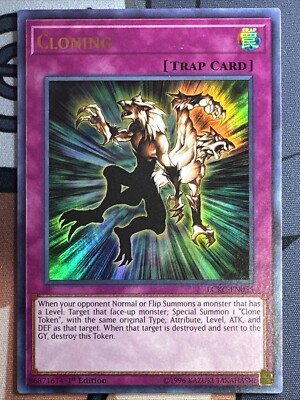 Cloning - NM - LCKC-EN055 - 1st Edition - Ultra Rare - Yu-Gi-Oh! TCG-image