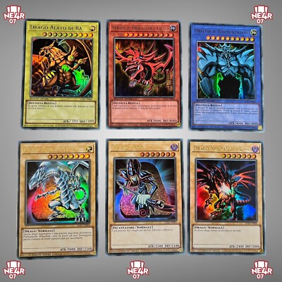 Yu-Gi-Oh Goddess Egypt Ra Obelisk Slifer Dragon White Magician Black-image