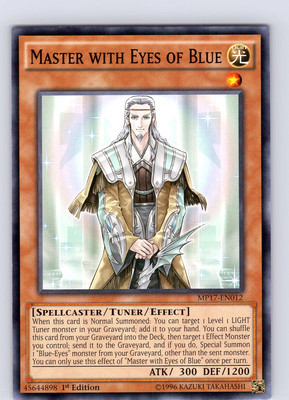 Yu-Gi-Oh TCG Master With Eyes Of Blue MP17-EN012 1st Edition Common Card NM-image