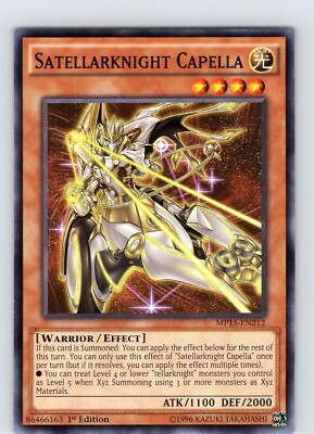 Yu-Gi-Oh TCG Satellarknight Capella MP15-EN212 1st Edition Common Card NM-image