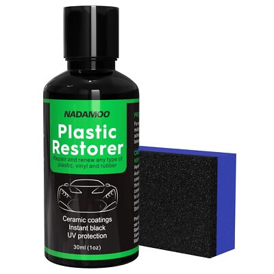NADAMOO Plastic Restorer, Highly Concentrated Ceramic Coating for Cars, Back... -image