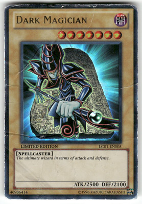 Dark Magician Legendary Collection 1 Ultra Rare Yugioh Damaged-image