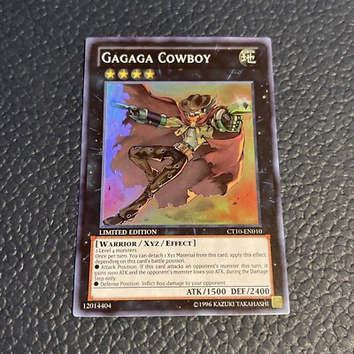 ( GAGAGA COWBOY ) - Super Rare - CT10-EN010 - Limited - NM - Yu-Gi-Oh Mega Tin-image