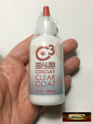 M00289-FS MOREZMORE Cosclay Mediums C3 Sealer Clear Coat 2 oz Clay Satin Finish-image