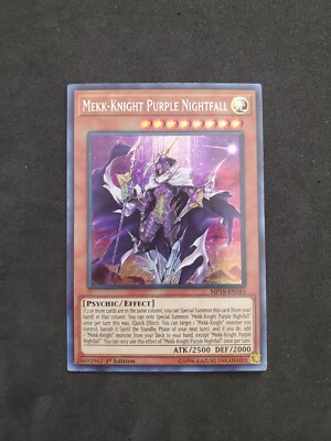 Mekk-Knight Purple Nightfall 1st Ed Yu-Gi-Oh! 2018 Mega Tins Mega Pack TCG Mint-image