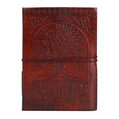 Wonderlist Handicrafts Leather Journal Vintage Bound Sketchbook Handmade Pape...-image