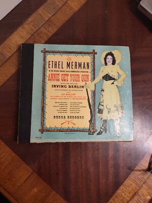Ethel Merman 78rpm Set Decca Records #A-468 Annie Get Your Gun 1946 Rare-image