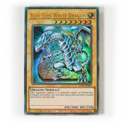 Yu-Gi-Oh - Blue-Eyes White Dragon - LC01-EN004 -  Legendary Collection Card-image