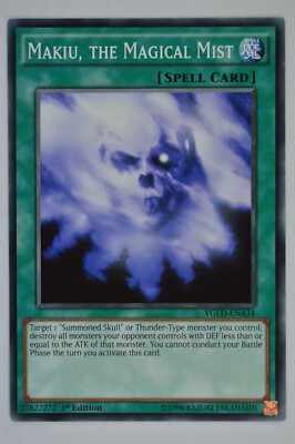 Yugioh Makiu, the Magical Mist YGLD-ENA34 Common 1st Edition-image