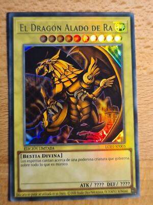 The Winged Dragon of Ra (V.1 - Ultra Rare)●YUGIOH●LC01●SPANISH●LIMIT ED●MINT-image