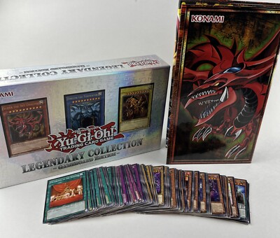 YuGiOh Legendary Collection 1 Gameboard Edition Game Board Storage Box 101 Cards-image