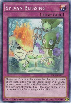 Sylvan Blessing - MP14-EN232 - Common - 1st Edition - Heavily Played-image