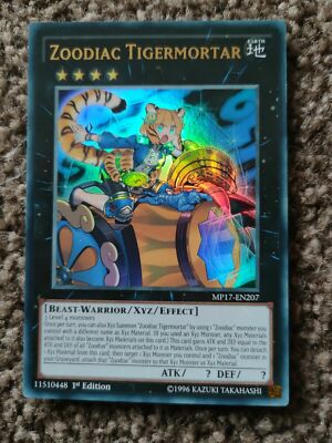 ( ZOODIAC TIGERMORTAR ) - Ultra - MP17-EN207 - 1st - NM - Yu-Gi-Oh Mega Tin 2017-image