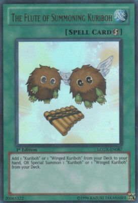 Yugioh! LP The Flute of Summoning Kuriboh - LCGX-EN087 - Ultra Rare - 1st Editio-image