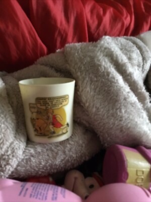 Orphan Annie Children’s Cup,vintage,1930s,Beetlware CupOvaltine-image