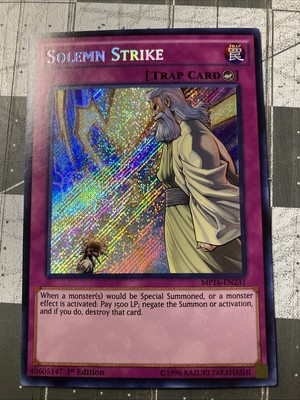 Solemn Strike MP16-EN231 2016 Mega-Tins Mega Pack-1st Edition 1st Edition-image